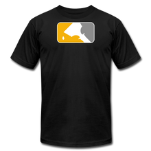 Load image into Gallery viewer, YELLOW (MLT) DESIGN T-SHIRT - black