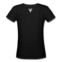 Load image into Gallery viewer, Women's V-Neck T-Shirt - black