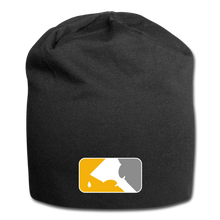 Load image into Gallery viewer, Jersey Beanie - black