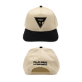 Hat. FP Logo Black. Cream. Black.