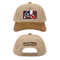 Hat. MLT Logo Texas Flag. Brown. Brown. Suede.