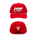 Hat. PPF Life Logo White. Red. Red.