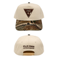 Hat. FP Logo Brown. Cream. Camo.