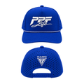 Hat. PPF Life Logo White. Blue. Blue.