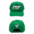 Hat. PPF Life Logo White. Green. Green.