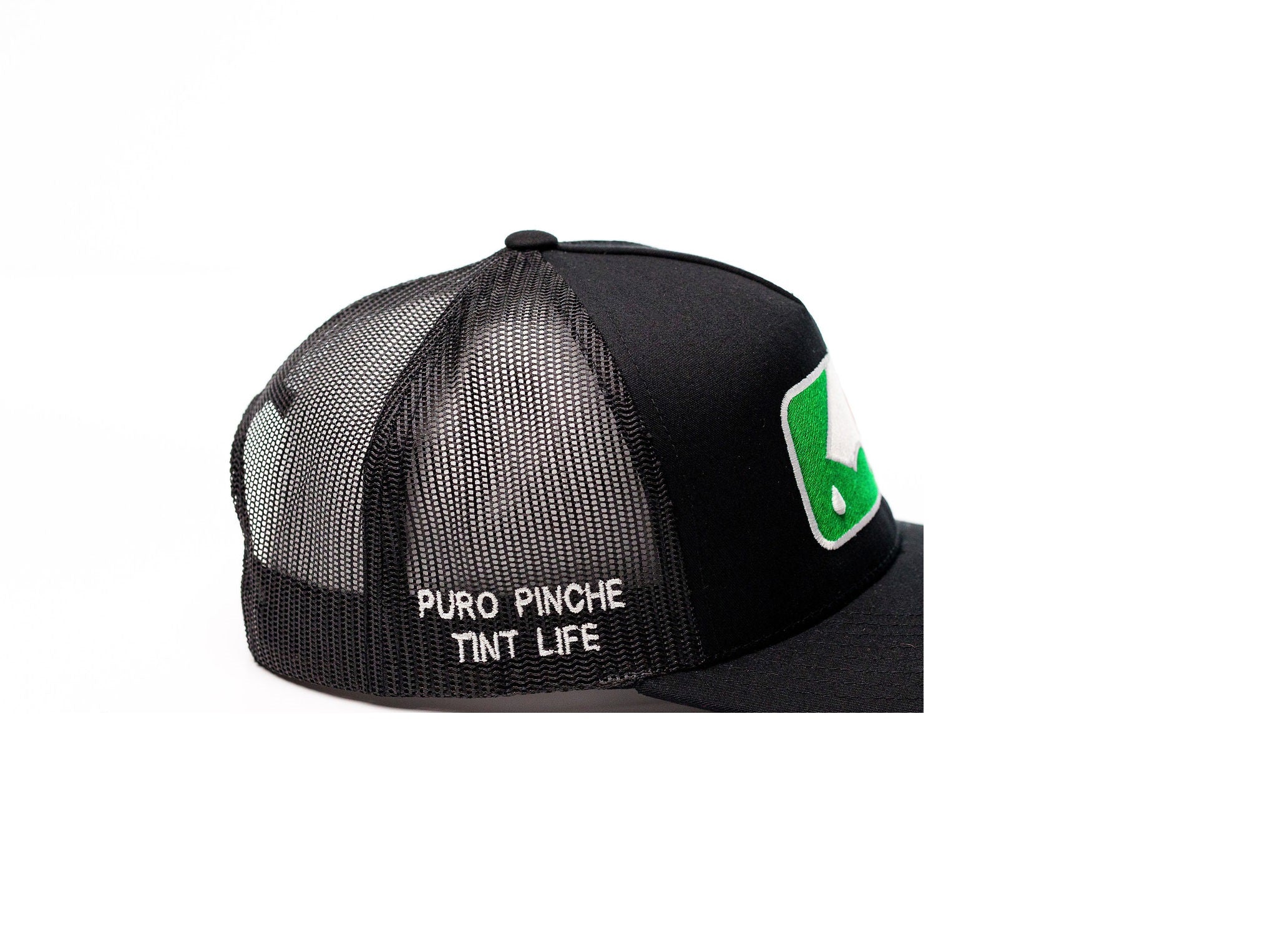 Flat Bill | Special Edition - MLT Mexico Logo w/ Side Stitch | Black Bill & Crow w/ Black Mesh