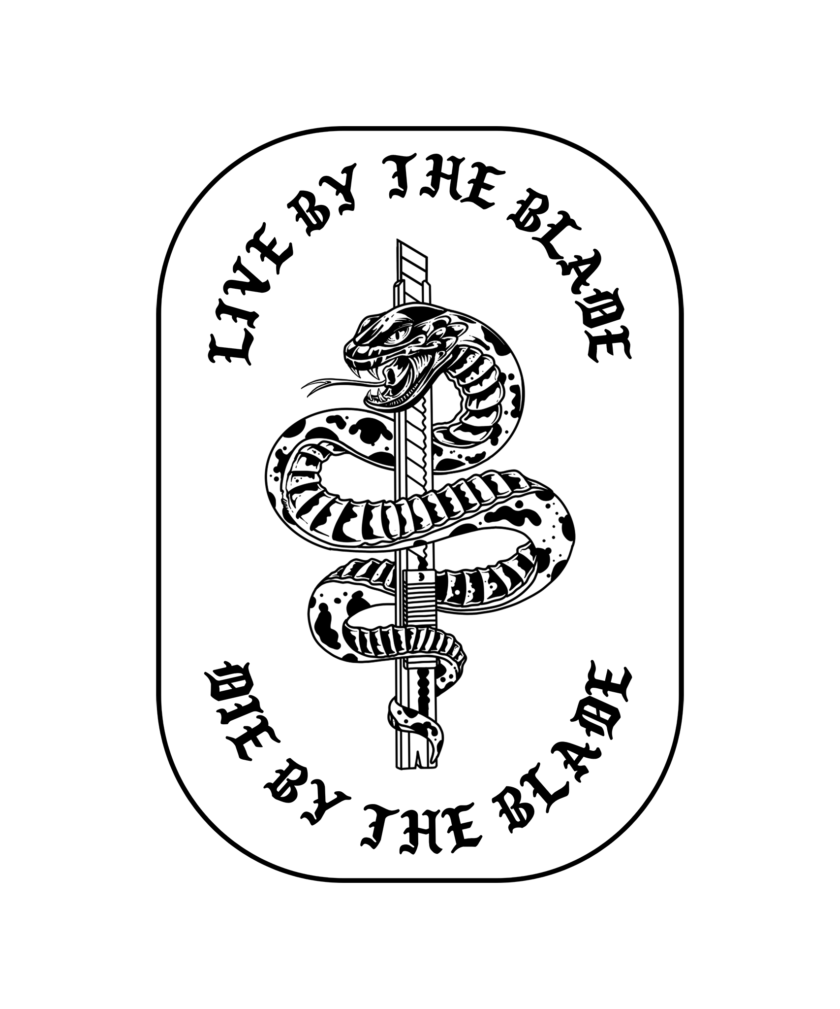 Sticker | Snake and Knife