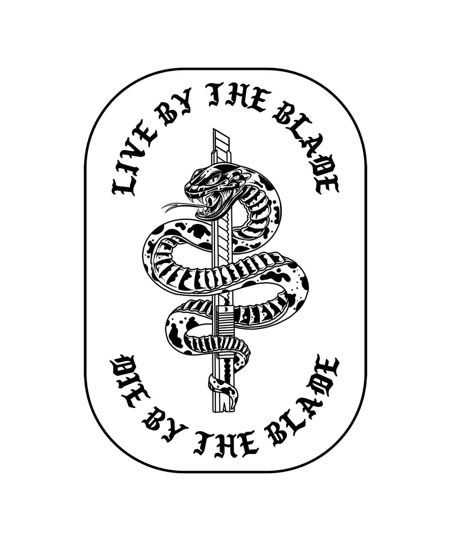 Sticker | Snake and Knife