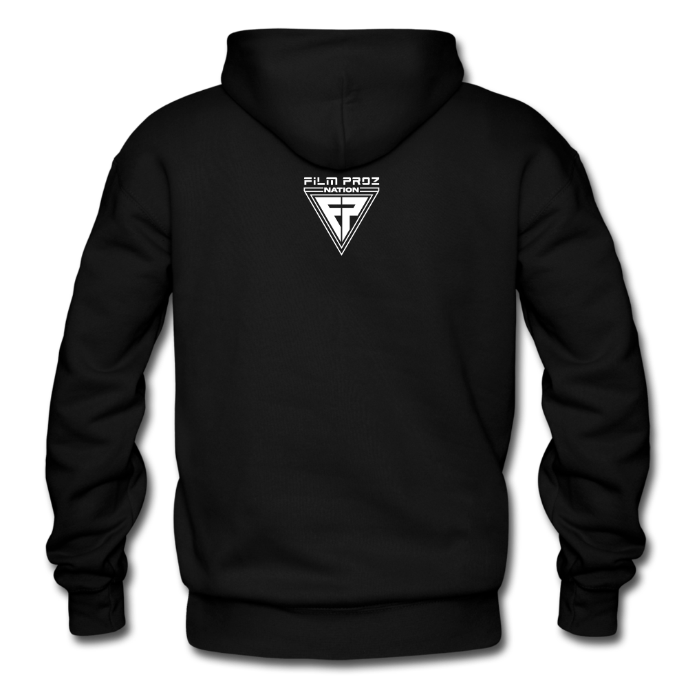 YELLOW MLT DESIGN HOODIE - black