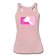 Load image into Gallery viewer, Women’s Tri-Blend Racerback Tank - heather dusty rose
