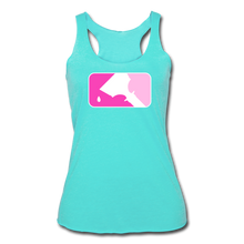 Load image into Gallery viewer, Women’s Tri-Blend Racerback Tank - turquoise
