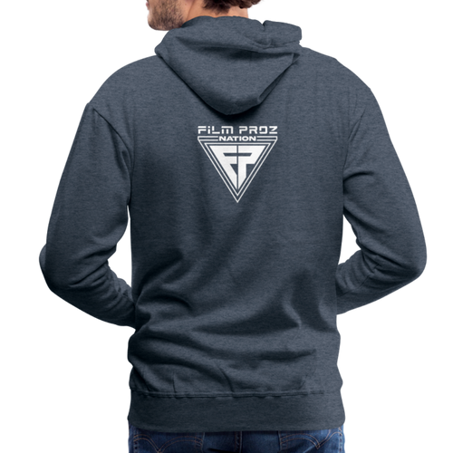 Men’s Premium Hoodie - heather denim