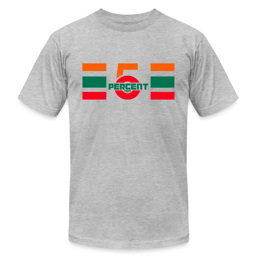 5 PERCENT TINT T-SHIRT - heather gray