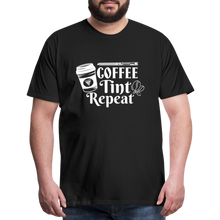 Load image into Gallery viewer, COFFEE TINT REPEAT T-SHIRT - black
