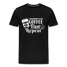 Load image into Gallery viewer, COFFEE TINT REPEAT T-SHIRT - black
