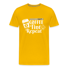 Load image into Gallery viewer, COFFEE TINT REPEAT T-SHIRT - sun yellow
