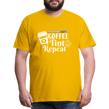 Load image into Gallery viewer, COFFEE TINT REPEAT T-SHIRT - sun yellow
