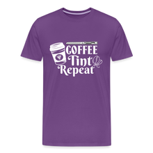 Load image into Gallery viewer, COFFEE TINT REPEAT T-SHIRT - purple
