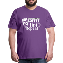 Load image into Gallery viewer, COFFEE TINT REPEAT T-SHIRT - purple
