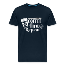 Load image into Gallery viewer, COFFEE TINT REPEAT T-SHIRT - deep navy
