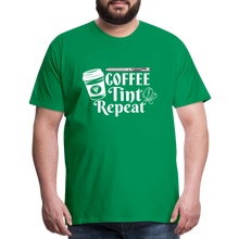 Load image into Gallery viewer, COFFEE TINT REPEAT T-SHIRT - kelly green
