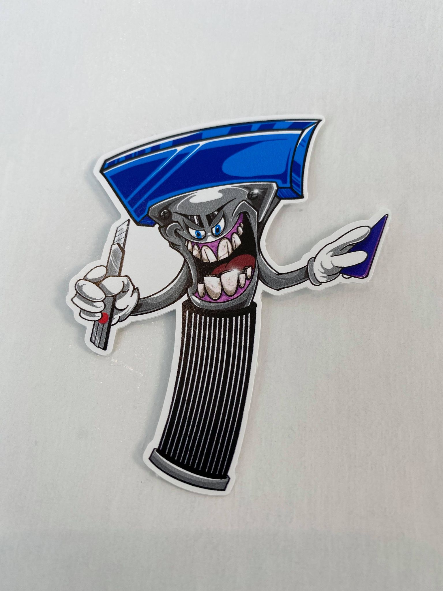 Sticker | Squeege Cartoon